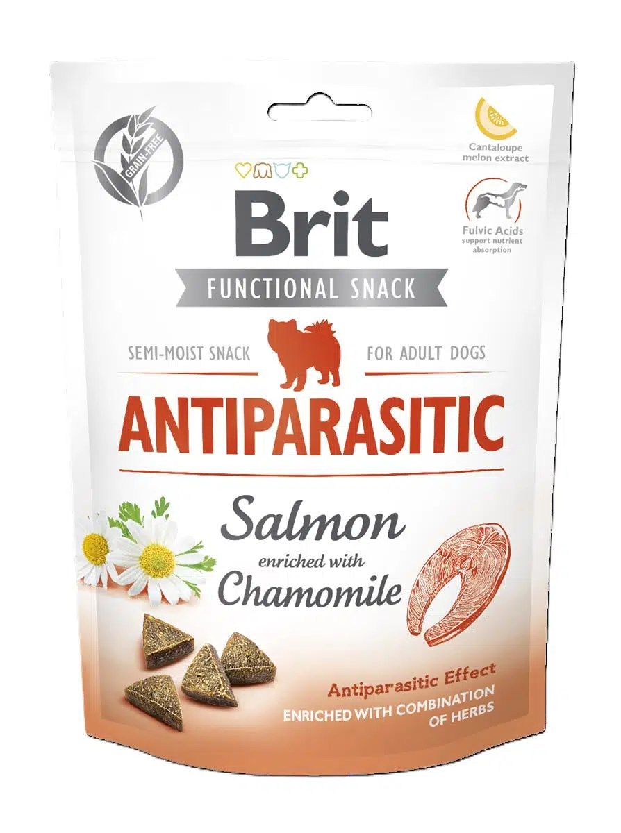 Brit Care Antiparasitic Somonlu ve Papatyalı Antiparaziter Köpek Ödül Maması 150gr