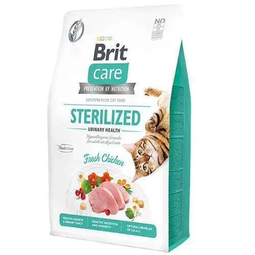 Brit Care Hipoalerjenik Üriner Sistem Tahılsız Kısır Kedi Maması 7kg