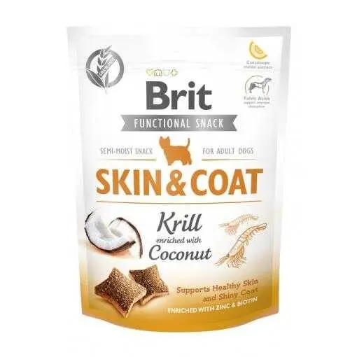 Brit Care Skin&Coat Karides ve Hindistan Cevizli Köpek Ödülü 150gr