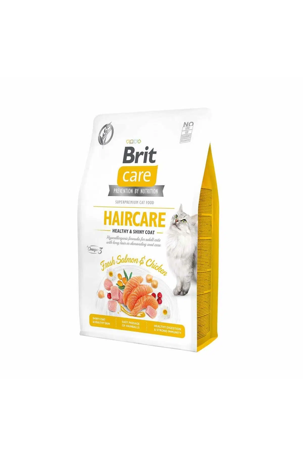 Brit Care Tahılsız Haircare Tavuklu Somonlu Kedi Maması 7 kg