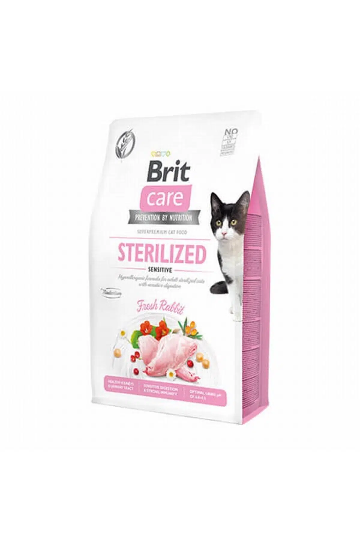 Brit Care Tahılsız Sterilised Sensitive Tavşanlı Kedi Maması 7 kg
