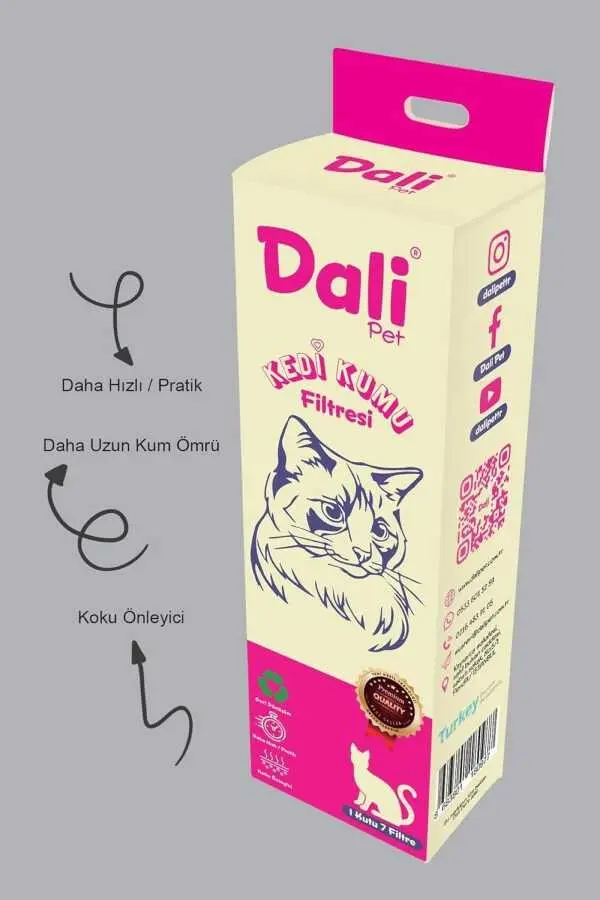 Dali Kedi Kumu Filtresi 7 Li