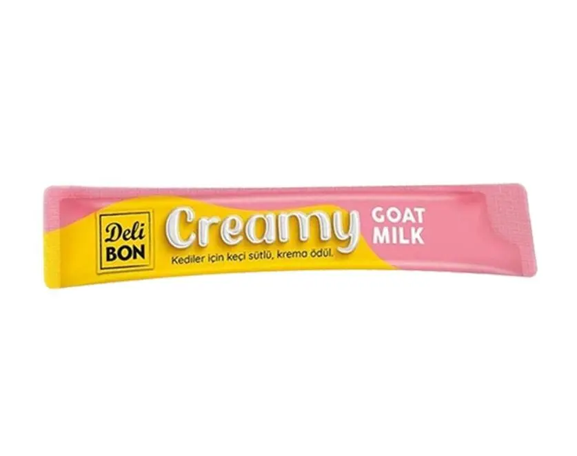 Delibon Creamy Keçi Sütlü Sıvı Kedi Ödül Maması 15gr
