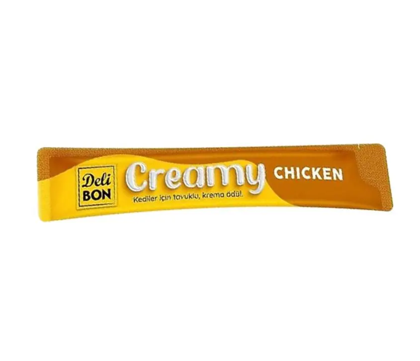 Delibon Creamy Tavuklu Sıvı Kedi Ödül Maması 15gr