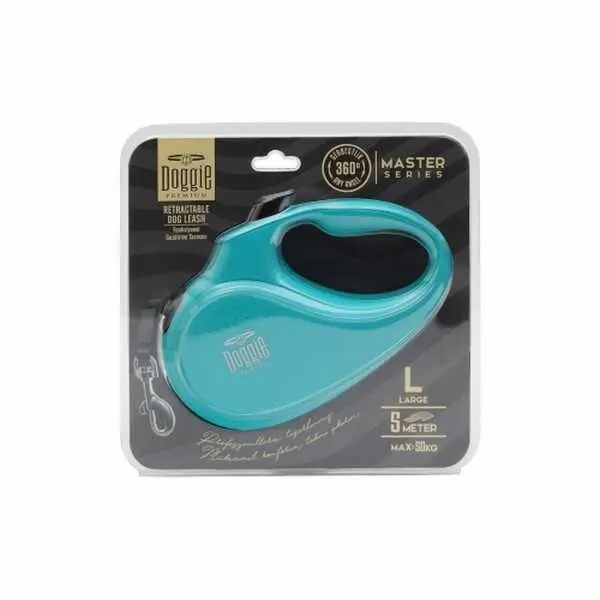 DOGGİE OTOMATİK UZATMA TASMASI MAVİ 50KG/5MT