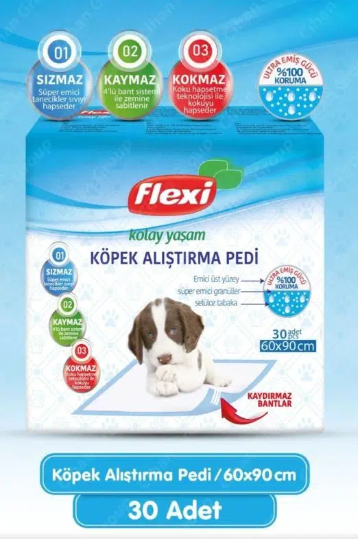 FLEXİ KÖPEK ÇİŞ EĞİTİM PEDİ 30 LU