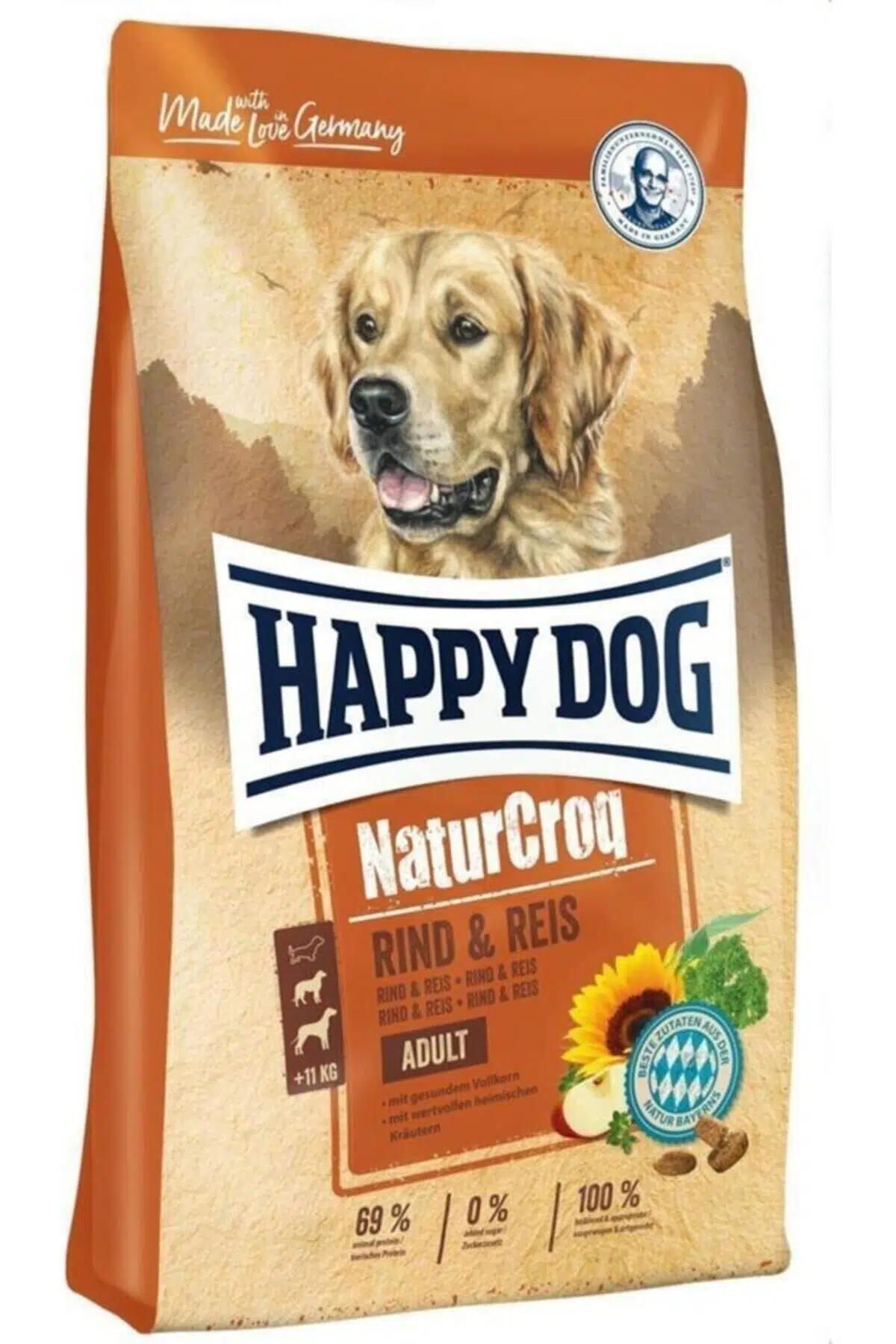 Happy Dog NaturCroq Biftekli Yetişkin Köpek Maması 15Kg