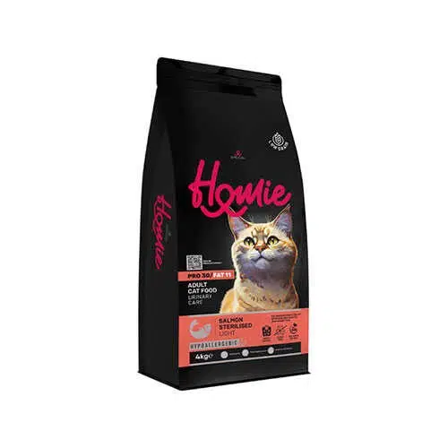 Homie Somonlu Düşük Tahıllı Kısırlaştırılmış Kedi Maması 4 Kg