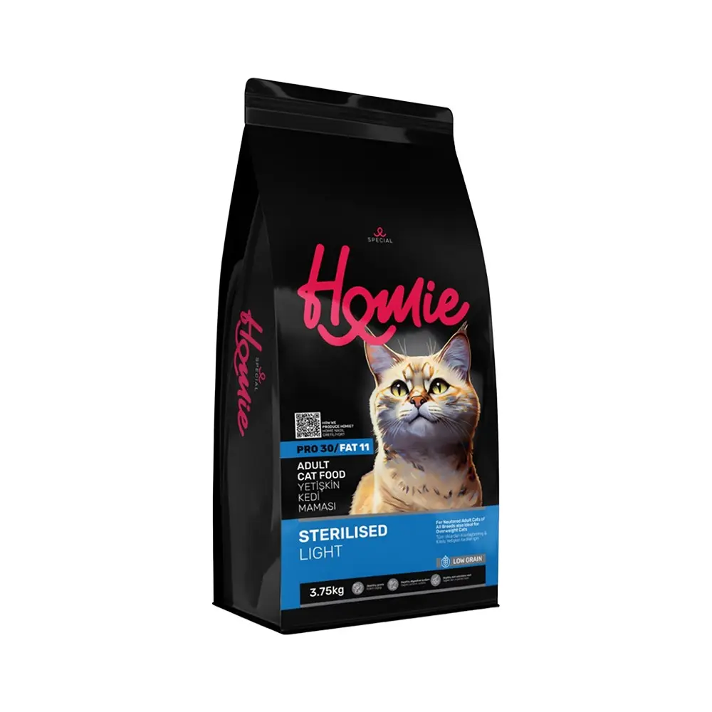 Homie Tavuklu Düşük Tahıllı Kısırlaştırılmış Kedi Maması 3.75 Kg