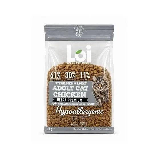 Loi Tavuklu Kısır Kedi Maması 1 Kg
