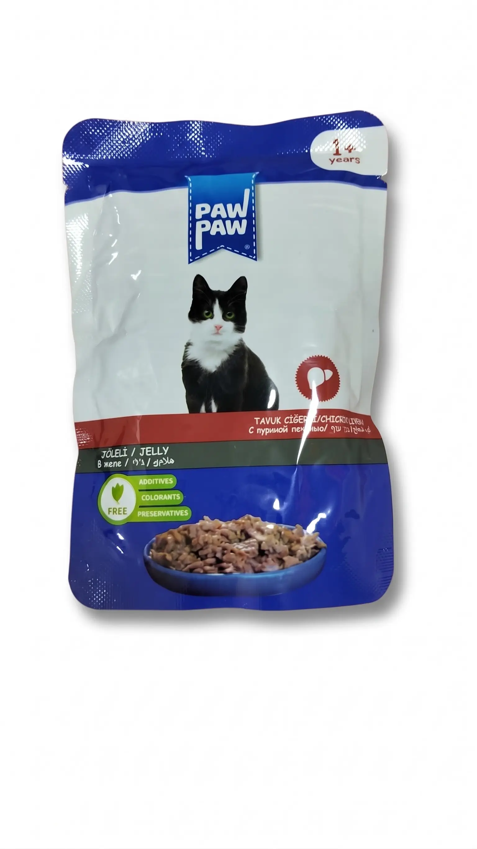 PawPaw TAvuk-Ciğer Yaş Mama 85gr