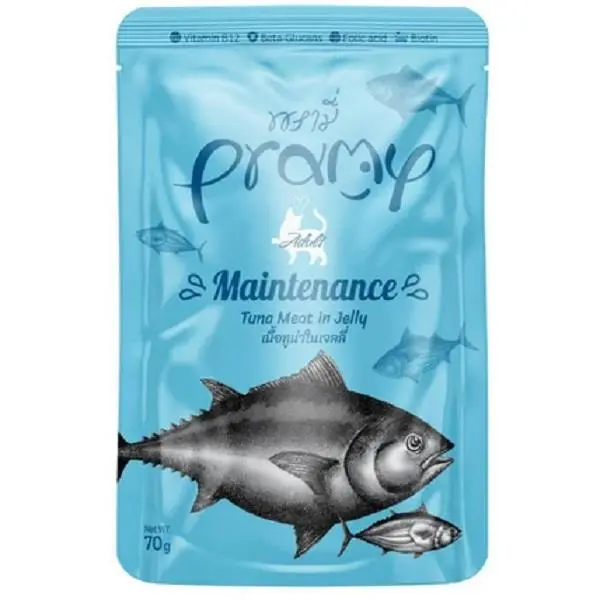 Pramy Cat Sterilize Ton Balıklı Somonlu Kedi Maması 70 Gr