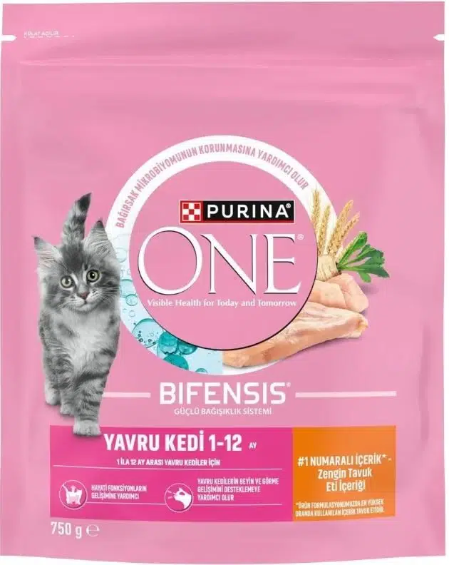 Purina One Junior Tavuklu Yavru Kedi Maması 750gr