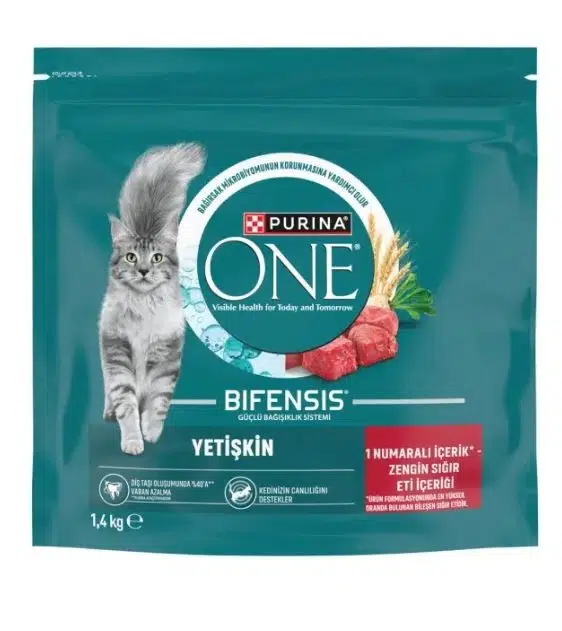 Purina One Sığır Etli Yetişkin Kedi Maması 1.4 Kg