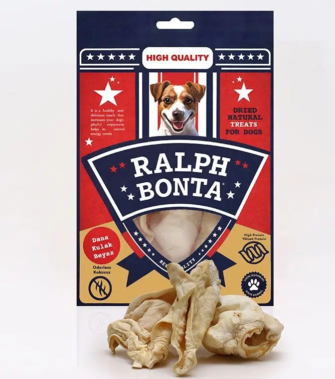 Ralph Bonta Kurutulmuş Dana Kulak Beyaz 100 Gr