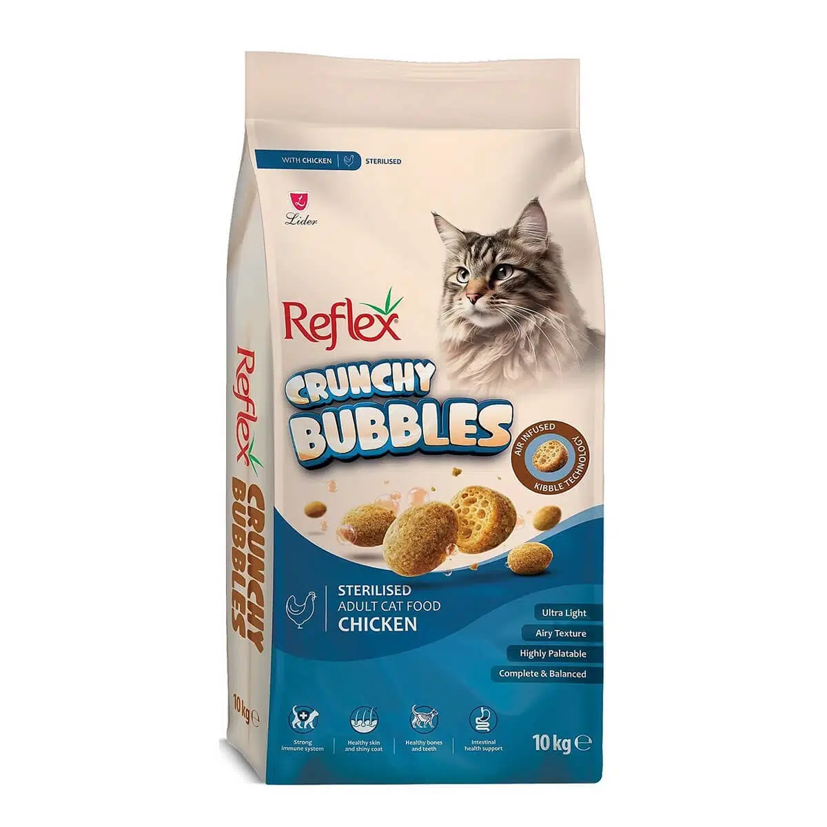 Reflex Crunchy Tavuklu Kısırlaştırılmış Kedi Maması 10kg