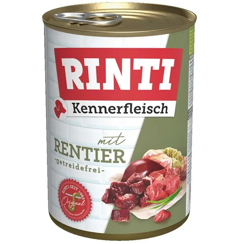 Rinti Geyikli Konserve Köpek Maması 400g