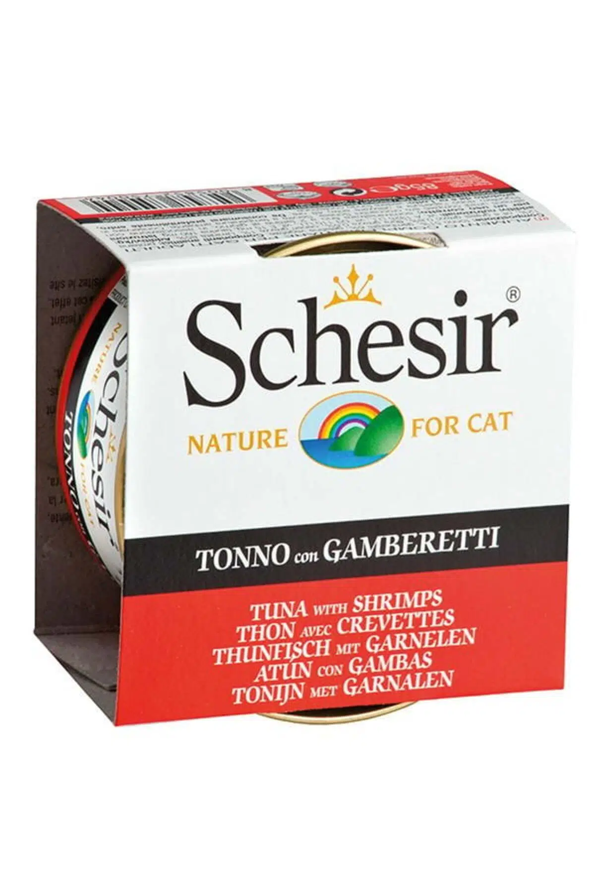Schesir Ton Balıklı Karidesli Jöleli Kedi Konservesi 85 Gr