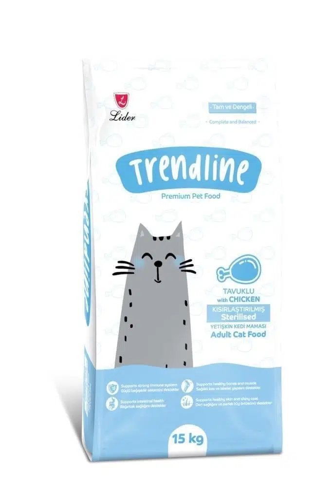 Trendline Sterilised Tavuk Etli Kısırlaştırılmış Kedi Maması 15 Kg
